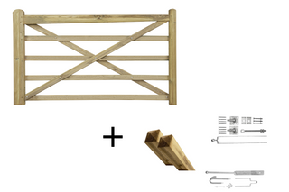 English Gate 210cm Pine Complete - Complete set - Lands End B.V.