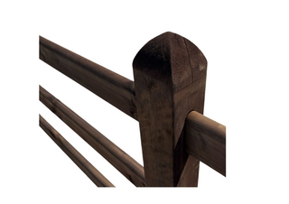 Zwischenpfosten Presidential Dunkelbraun - 3-Loch