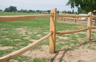 Post and Rail Modern - 2-Träger-System