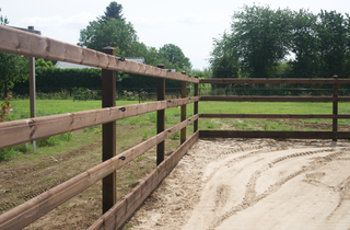 Reitplatzpaket Lord Dunkelbraun - Mit 3 Stangen