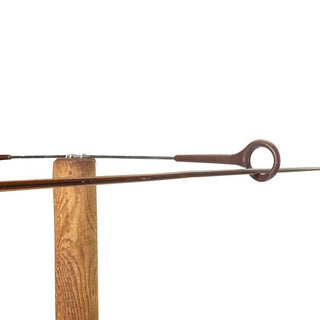 Double Distance Insulator curly tail - Terra, wood, 80cm, 5 pcs - Lands End B.V.