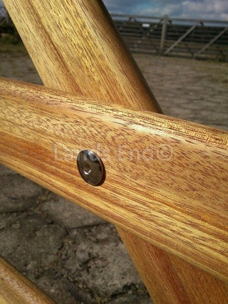 Weidetor - 150 cm - 1 Stück - Okan-Hartholz - 1 Kreuz - Lands End B.V.