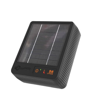 S6 Solar Electric Fence Energizer - incl. Lithium Battery (3.2 V - 6 Ah) - Lands End B.V.