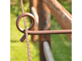 Distance insulator curly tail - Wood, terra, 17.5cm, 10 pcs - Lands End B.V.