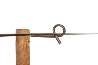 Distance insulator curly tail - Wood, terra, 17.5cm, 10 pcs - Lands End B.V.