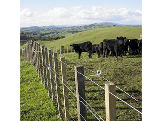 Distance insulator curly tail - Wood, white, 17.5cm, 10 pcs - Lands End B.V.