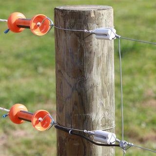 Porcelain corner insulator - White, 6 pieces - Lands End B.V.