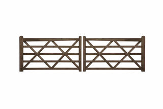 English Gate Dark-Brown - Double gate 