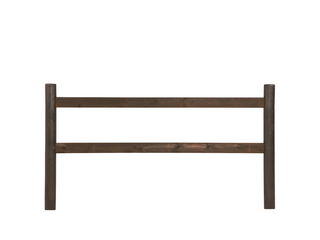 Reitplatz Zaun Economy Dark-Brown - Mit 2 Riegel