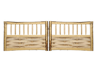 Kastanje Erfpoort 2 x 180cm - 120cm hoog - Lands End B.V.