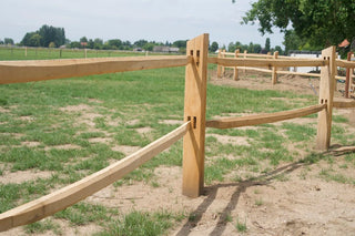 Post and Rail Modern - 2 rails system