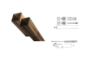 Advantage set single gate - plate thumb - Galvanized