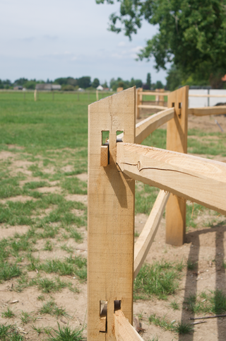 Post and Rail Modern - 2 girder system