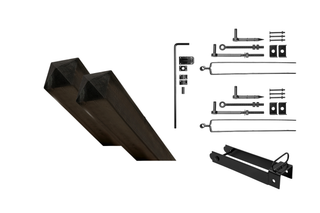 Advantage set single gate - plate thumb - Galvanized