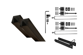 Advantage set single gate - plate thumb - Galvanized