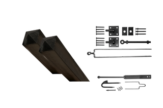Advantage set single gate - plate thumb - Galvanized